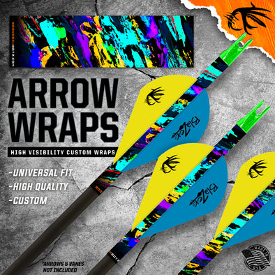 Color Splash Arrow Wraps