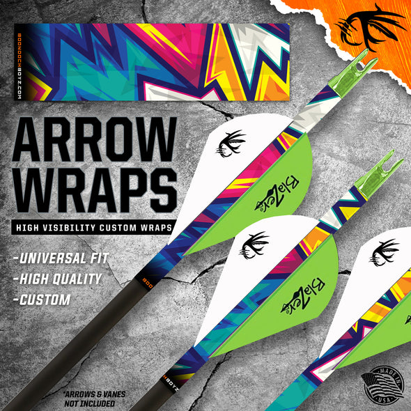 Edgy Color Arrow Wraps